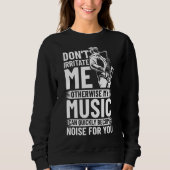 Saxophon Musical Instrument Player Jazz Musiker Sweatshirt (Vorderseite)