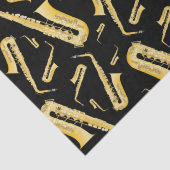 Saxophon Musician Band Teacher Seidenpapier (Detail)