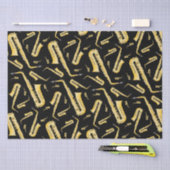 Saxophon Musician Band Teacher Seidenpapier (Handwerk)