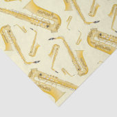 Saxophon Musician Band Teacher Wrapping Paper Seidenpapier (Detail)