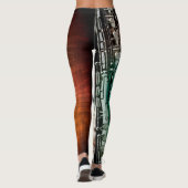 Saxophon-Musik Leggings (Rückseite)