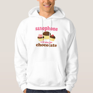 Saxophon-Musik-Sweatshirt Hoodie