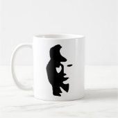 Saxophon-oder Frauen-optische Täuschung Kaffeetasse (Links)