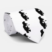 Saxophon-oder Frauen-optische Täuschung Krawatte (Gerollt)