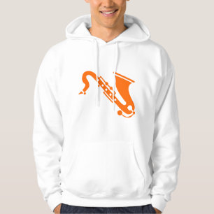 Saxophon - Orange Hoodie