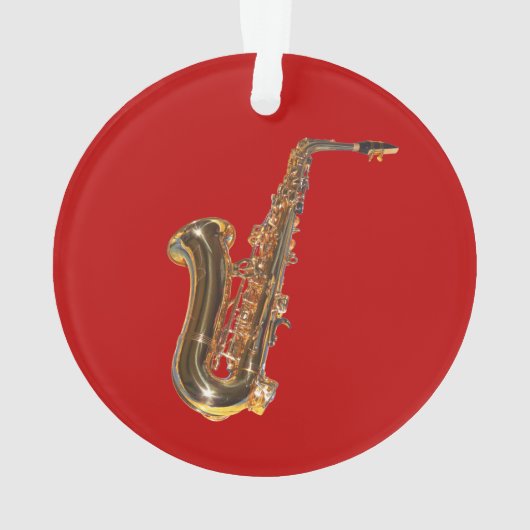 Saxophon Ornament (Rückseite)