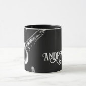 Saxophon personalisiert tasse (Zentrum)