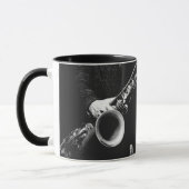 Saxophon personalisiert tasse (Links)