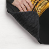 Saxophon Player Jazz Mouse Pad | sächsisch Mousepad (Ecke)