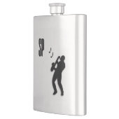 Saxophon Player Monogram Flachmann (Links)