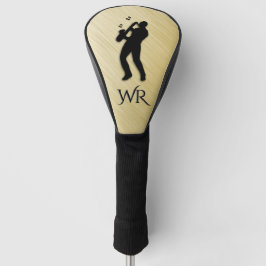 Saxophon Player Monogram Golf Headcover