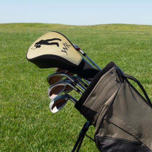 Saxophon Player Monogram Golf Headcover (In SItu)