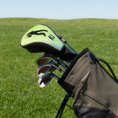 Saxophon Player Monogram Green Golf Headcover (In SItu)