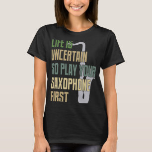 Saxophon Player Retro Style T-Shirt