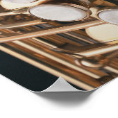 Saxophon Poster (Ecke)