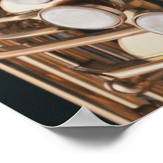 Saxophon Poster (Ecke)