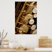 Saxophon Poster (Küche)