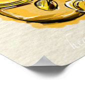 Saxophon Poster (Ecke)