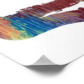 Saxophon Poster (Ecke)