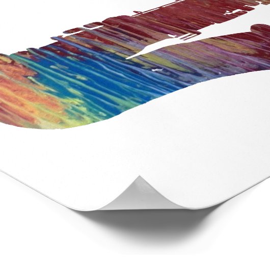 Saxophon Poster (Ecke)