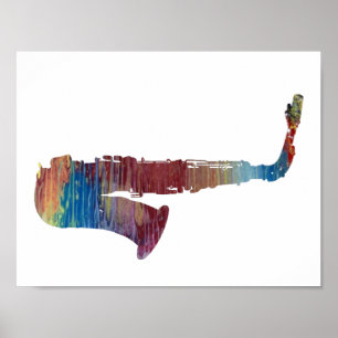 Saxophon Poster