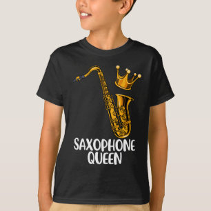 Saxophon Queen Brass Jazz Musikgeschenk Saxophon T-Shirt