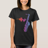 Saxophon reeds Hörfrequenz Saxophonist Mouthp T-Shirt (Vorderseite)
