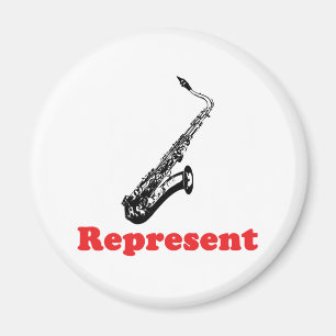 Saxophon Repräsentant Magnet