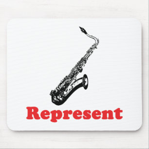 Saxophon Repräsentant Mousepad
