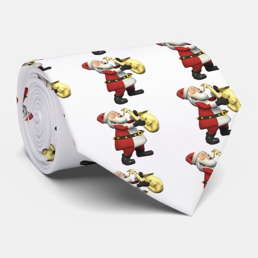 Saxophon Sankt Krawatte (Gerollt)