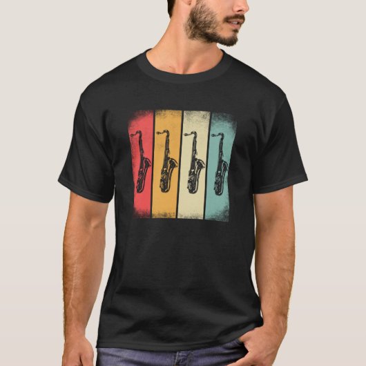 Saxophon Saxaphone Player Music Jazz Tenor T-Shirt (Vorderseite)