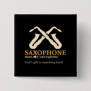 Saxophon - Saxophon - Definition Button