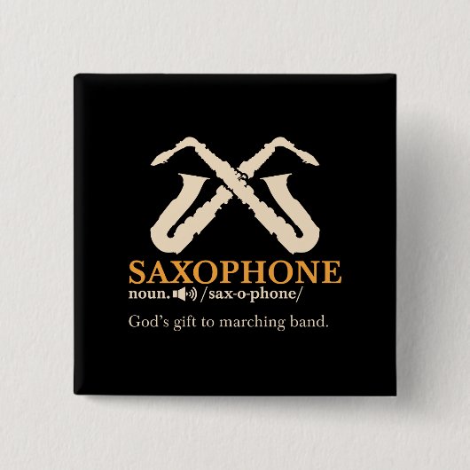 Saxophon - Saxophon - Definition Button (Vorderseite)