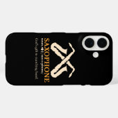 Saxophon - Saxophon Definition Case-Mate iPhone Hülle (Rückseite (Horizontal))