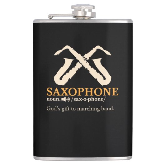 Saxophon - Saxophon - Definition Flachmann (Vorderseite)