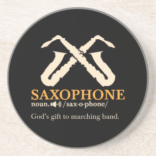Saxophon - Saxophon - Definition Getränkeuntersetzer