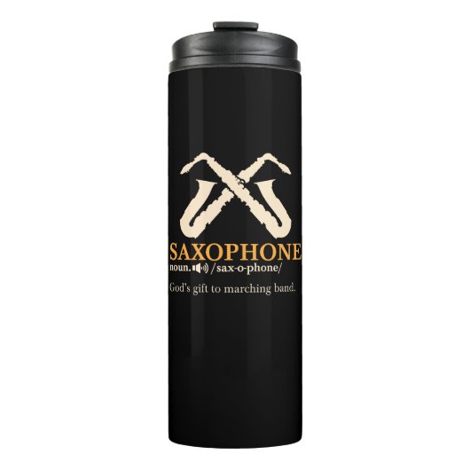 Saxophon - Saxophon - Definition Thermosbecher (Vorderseite)