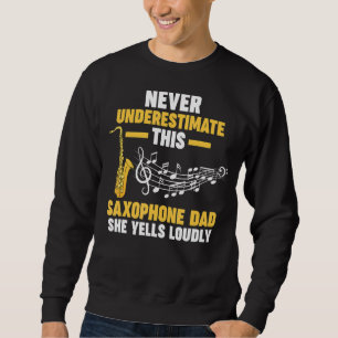 Saxophon-Saxophon-Musik in Sweatshirt