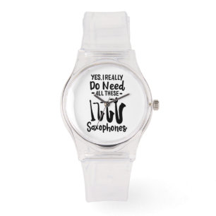Saxophon - Saxophon - Typen Armbanduhr