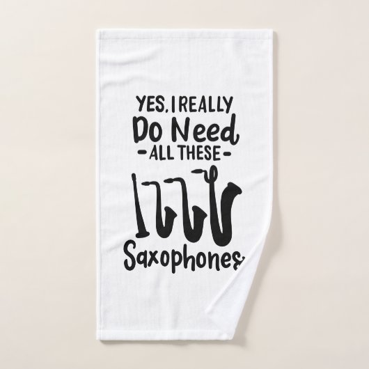 Saxophon - Saxophon - Typen Handtuch (Handtuch)
