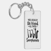 Saxophon - Saxophon - Typen Schlüsselanhänger (Vorderseite links)