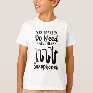 Saxophon - Saxophon - Typen T-Shirt
