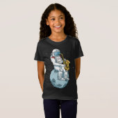 Saxophon Saxophonist gibt Jazzmusik Saxophon T-Shirt (Vorne ganz)