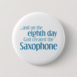 Saxophon-Schaffung Button