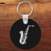 Saxophon Schlüsselanhänger (Vorderseite)