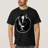 Saxophon Sing Secret Swing T-Shirt (Vorderseite)
