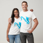 Saxophon - Sky Blue T-Shirt (Unisex)