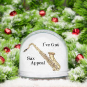 Saxophon Snow Globe Schneekugeln (Weihnachten)