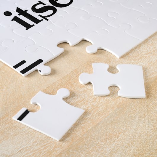 Saxophon - Spielen Sie sich selbst Funny Deko Musi Puzzle (Seite)