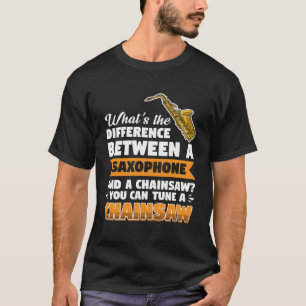 Saxophon Spieler Differenz Kettensäge Pullover Hoo